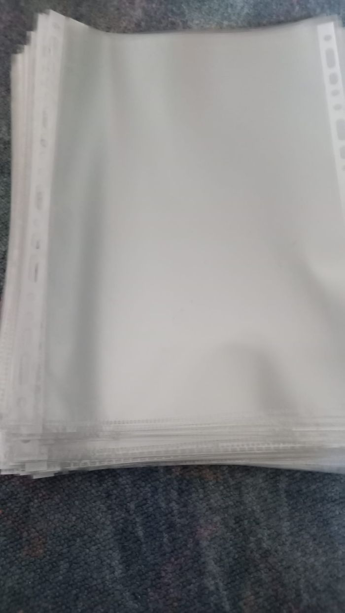Pochettes transparentes pour classeurs - photo numéro 2