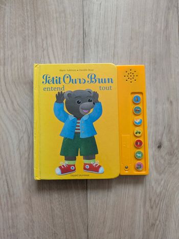 Livre sonore tout carton petit Ours Brun