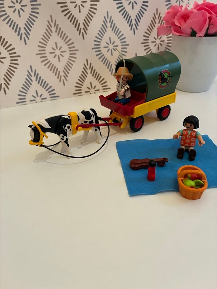 Playmobil 6948 Enfants avec chariot et poney - photo numéro 2