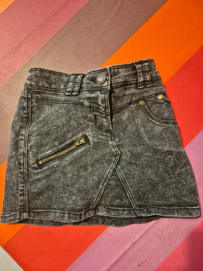 Jupe jean noir