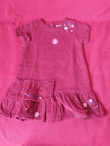 Robe velours 18 mois