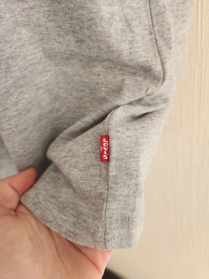 Tee-shirt manches courtes Levi's XS gris motif 501 multicolore - photo numéro 6