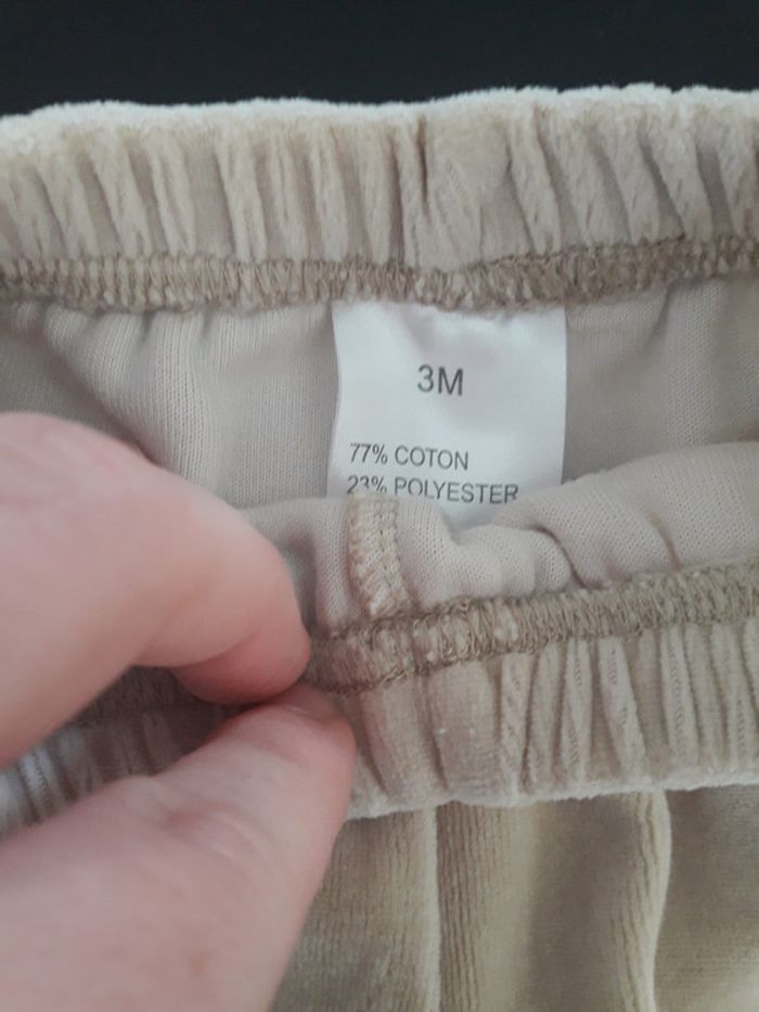 Short velours 3 mois - photo numéro 2