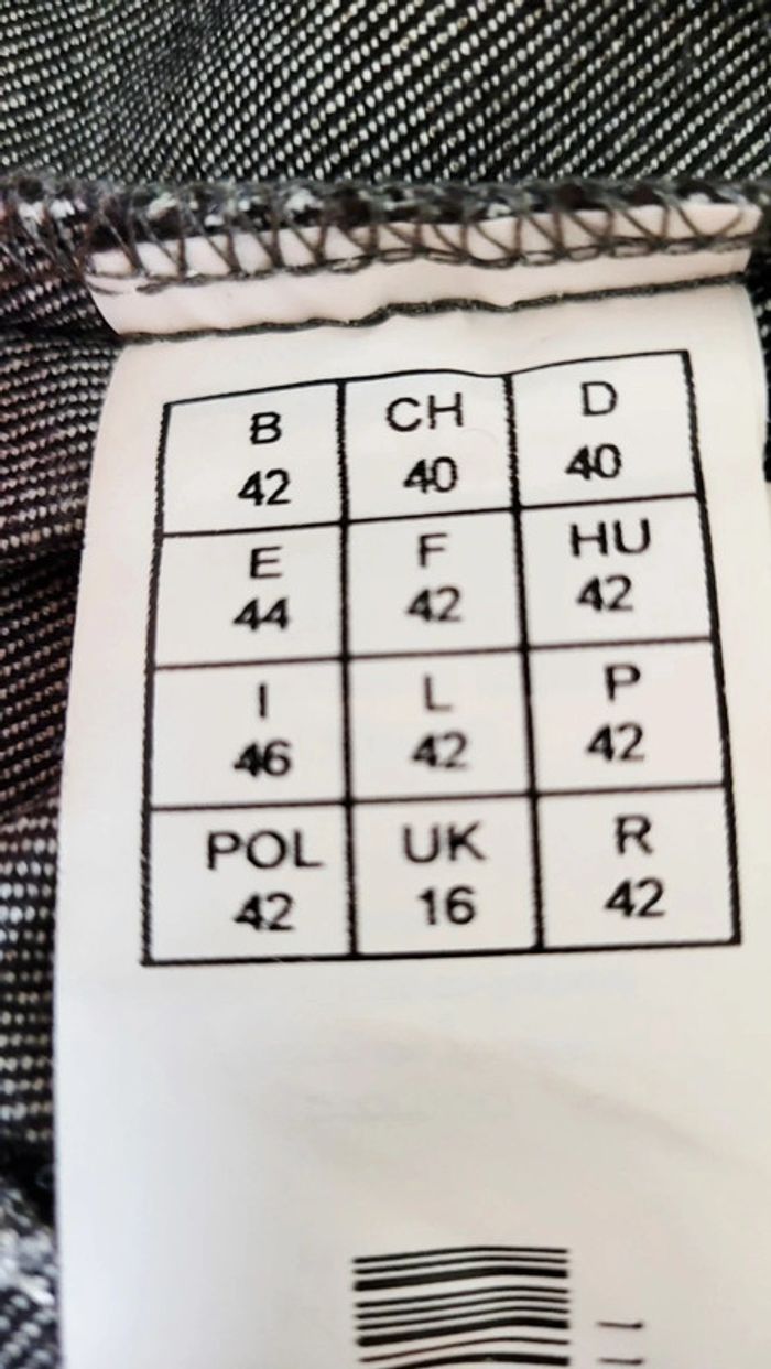 🟣 Pantacourt Gris Neuf Promod en 42 🟣 - photo numéro 4