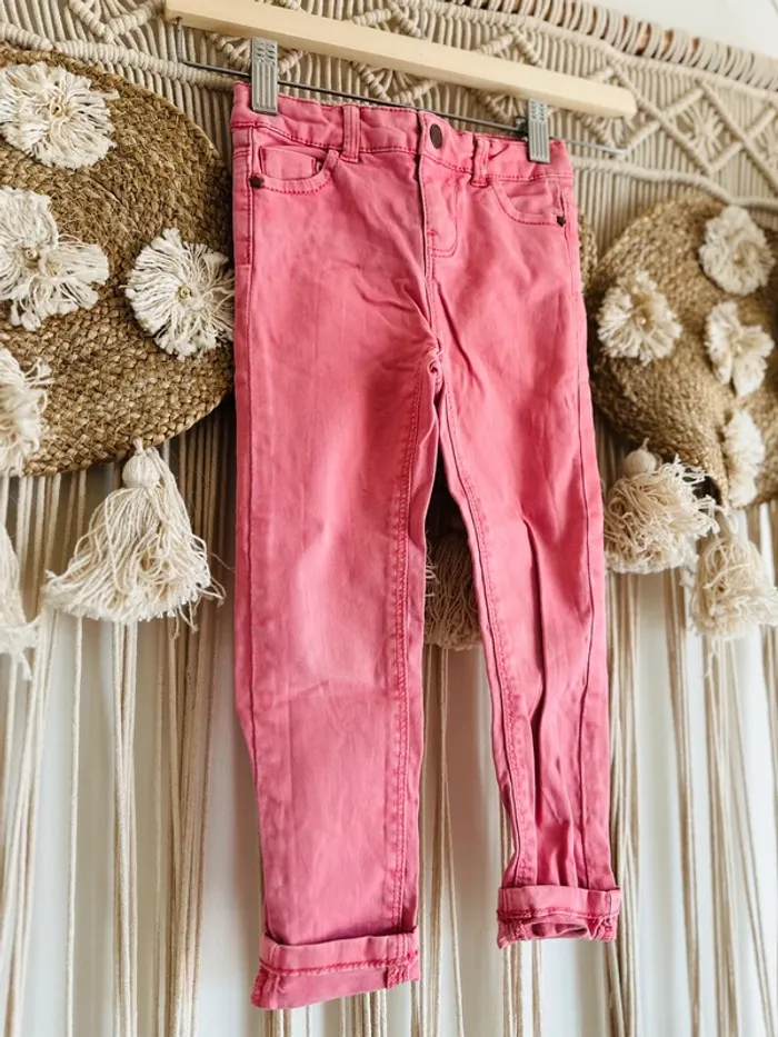 Pantalon slim rose 4 ans