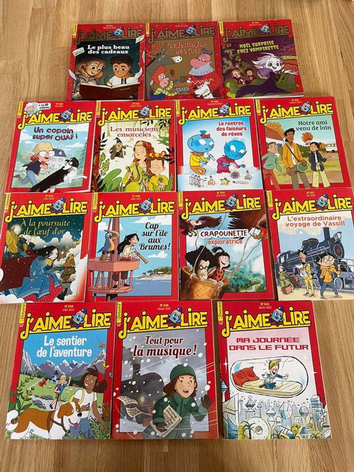 Lot 14 magazines J’aime lire