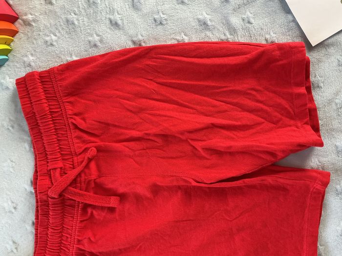 short léger rouge taille élastique lien de serrage 6/7 ans primark - photo numéro 4