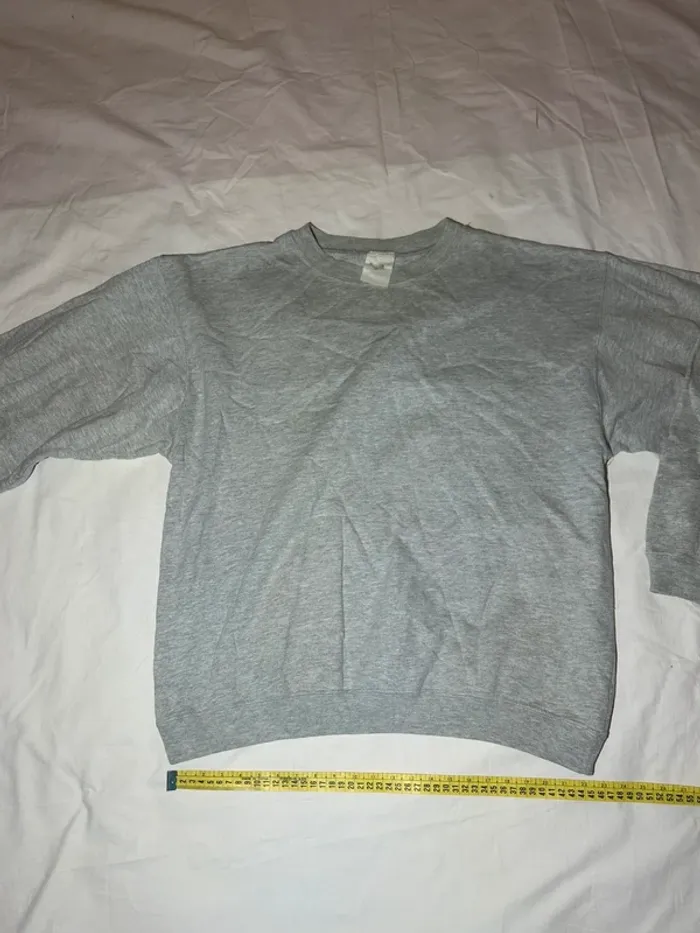 Sweat gris en Cotton