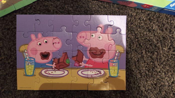 Lot de 2 puzzles peppa pig - photo numéro 2
