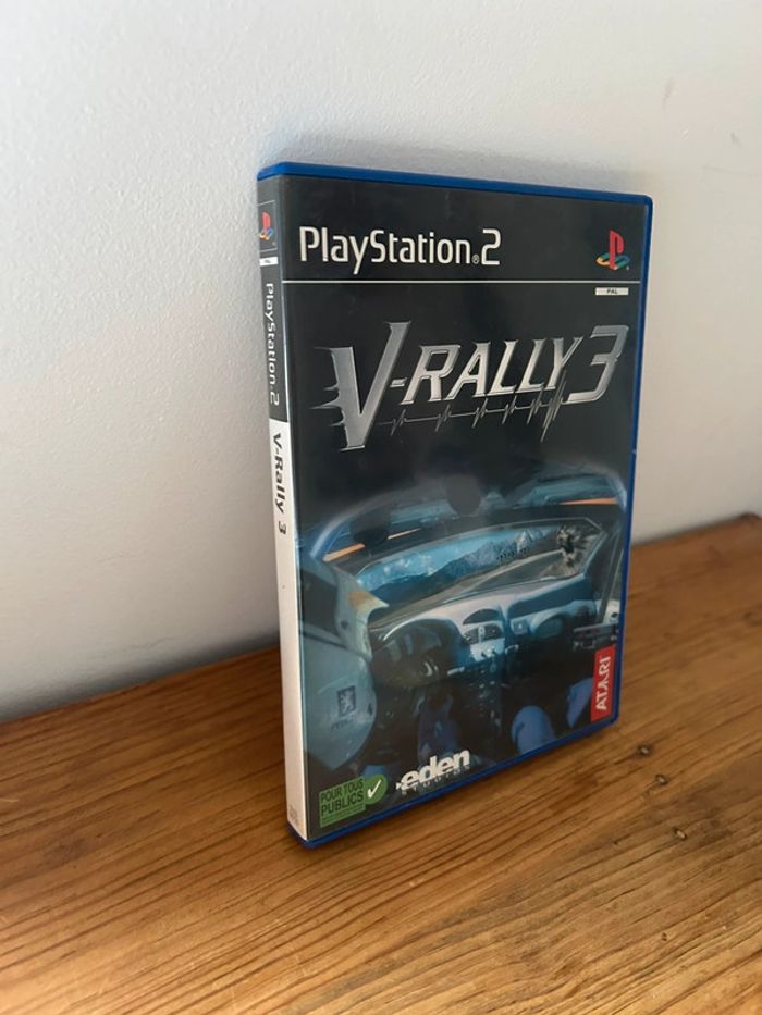 Boîte Vide PlayStation 2 V-Rally 3 avec notice - photo numéro 2