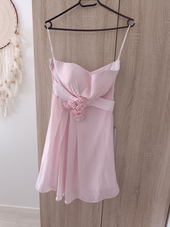 Robe bustier rose