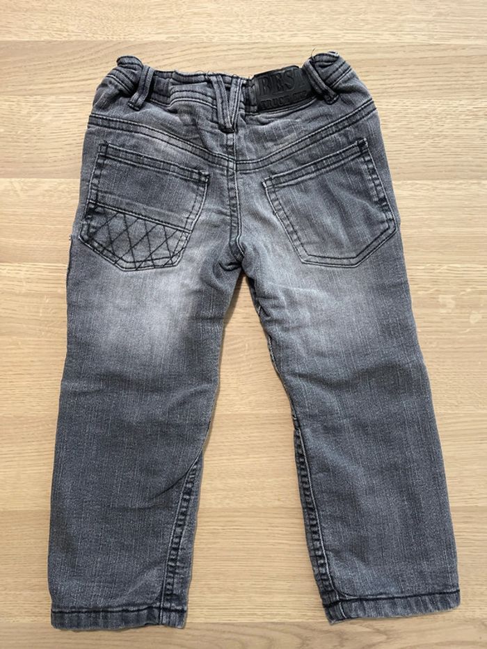 Pantalon doublé gris orchestra 2 ans 92 cm - photo numéro 5