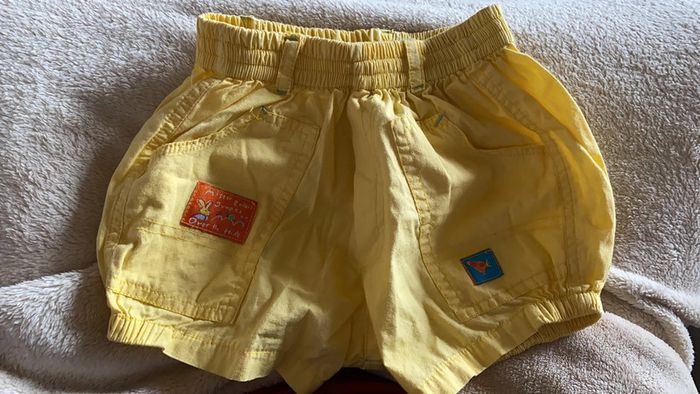 Short jaune 6 mois