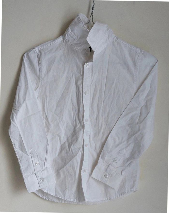 Chemise blanche Kiabi garçon 8 ans- neuve