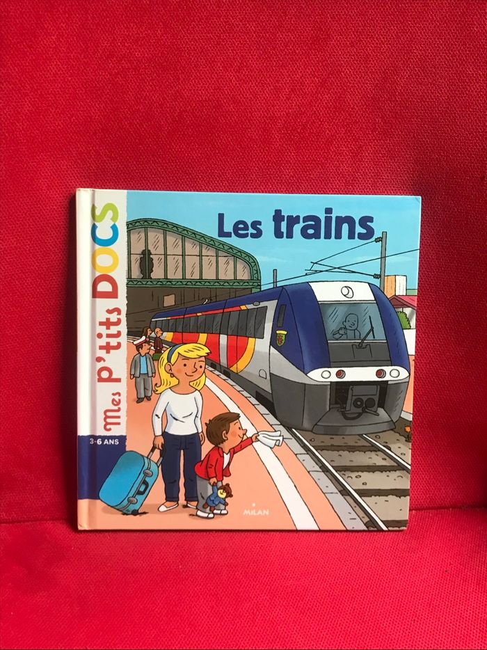Livre mes p’tits docs les trains