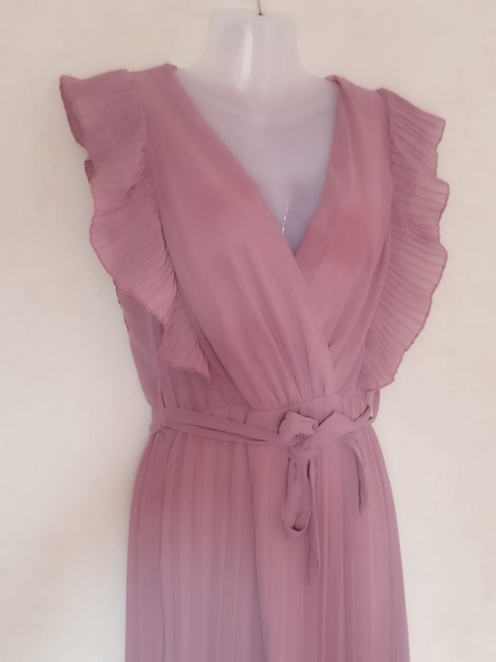 Robe longue plissée fluide - photo numéro 2