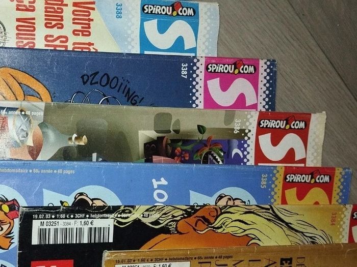 Lot de 12 magazines SPIROU année 2003 L002  7624327133 - photo numéro 5