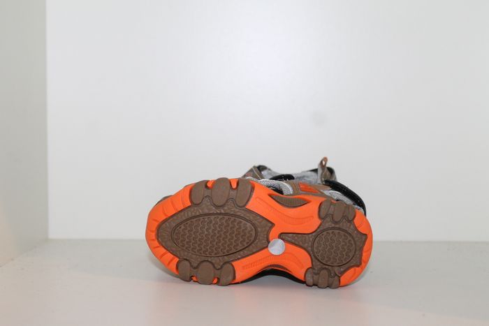 petite sandales nus pieds marron et orange 23 - photo numéro 6