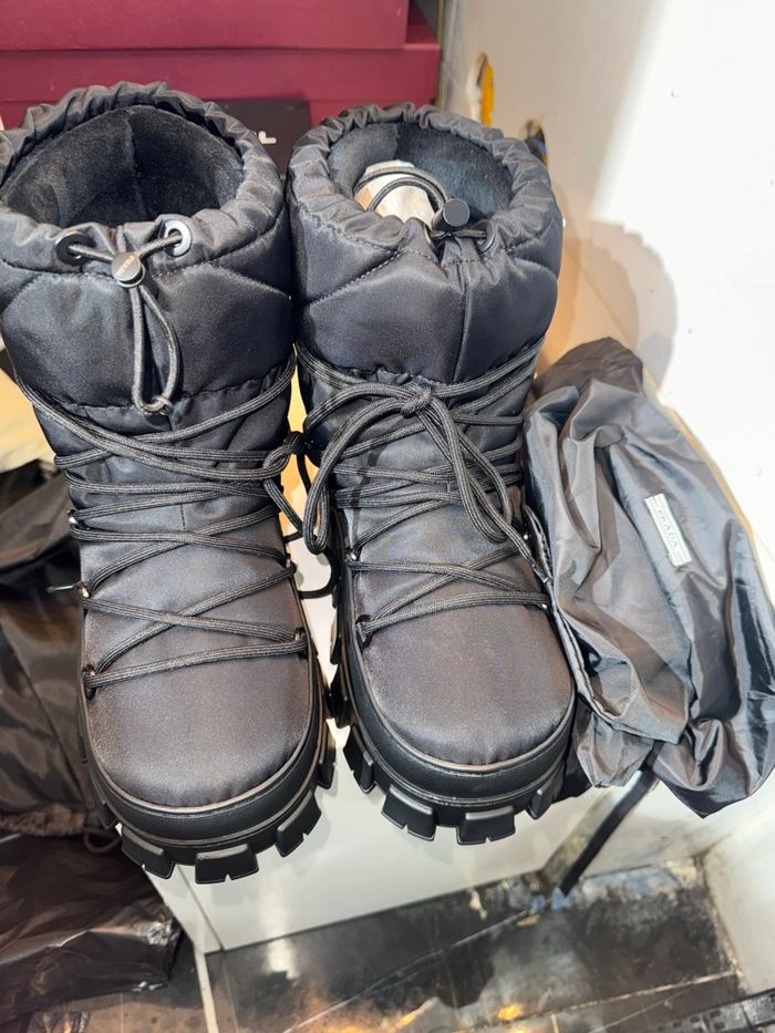 PRADA Bottes après-ski en gabardine Re-Nylon - photo numéro 6