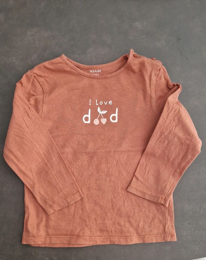 Tshirt à manche longue i love dad