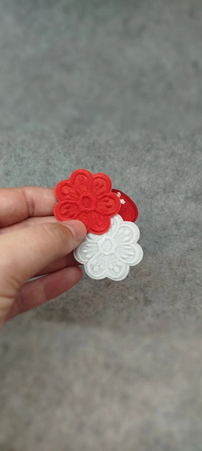 🍄 lot de 3 écussons thermocollants - photo numéro 2