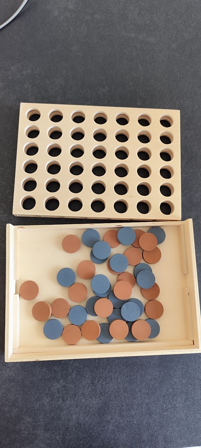 Jeu Puissance 4 en bois - photo numéro 2