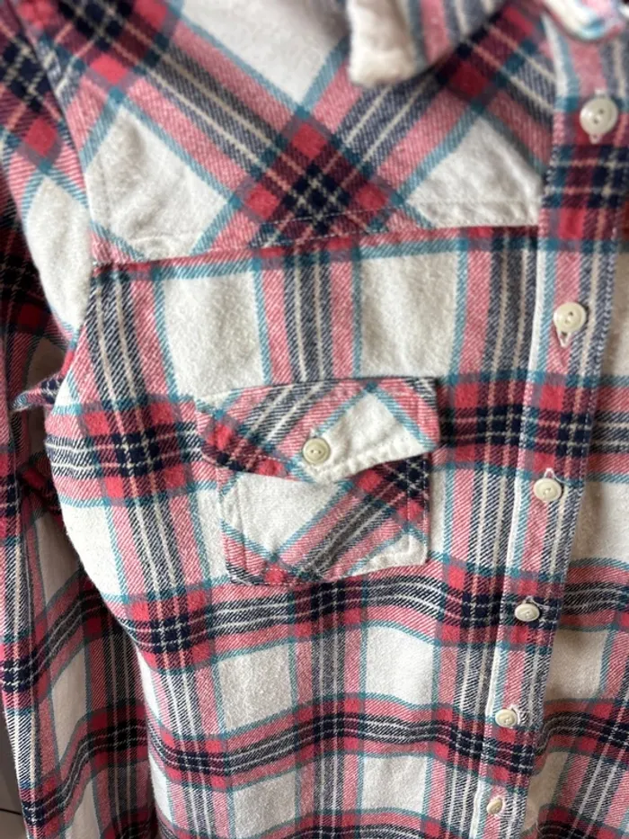 Chemise manche longue pour femme vintage effet taille XS - photo numéro 4
