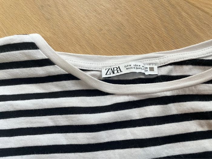 T-shirt MC loose - Zara - M - photo numéro 3