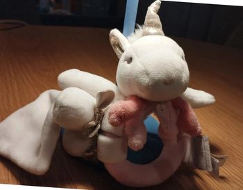 Hochet doudou licorne Compagnie des Petits. 15 cm. Neuf. La Compagnie des Petits