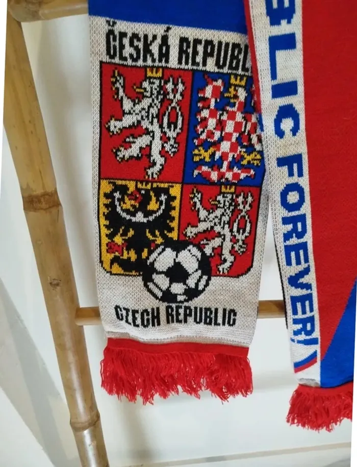 Écharpe supporter République Tchèque Football 150cm - photo numéro 3
