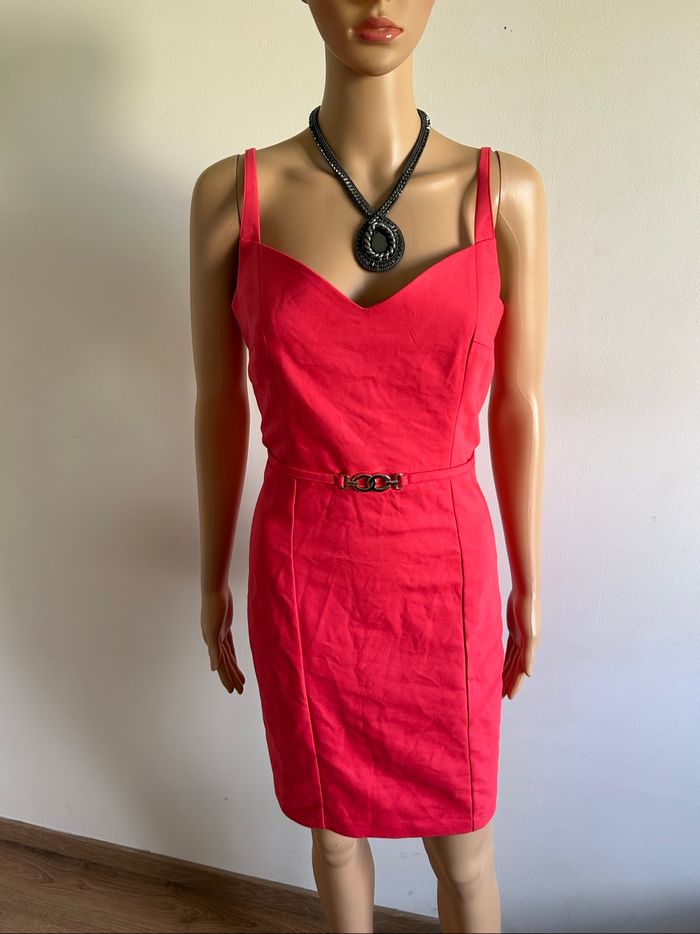 Robe rose corail neuve à bretelles Morgan taille 40 (valeur 65€)
