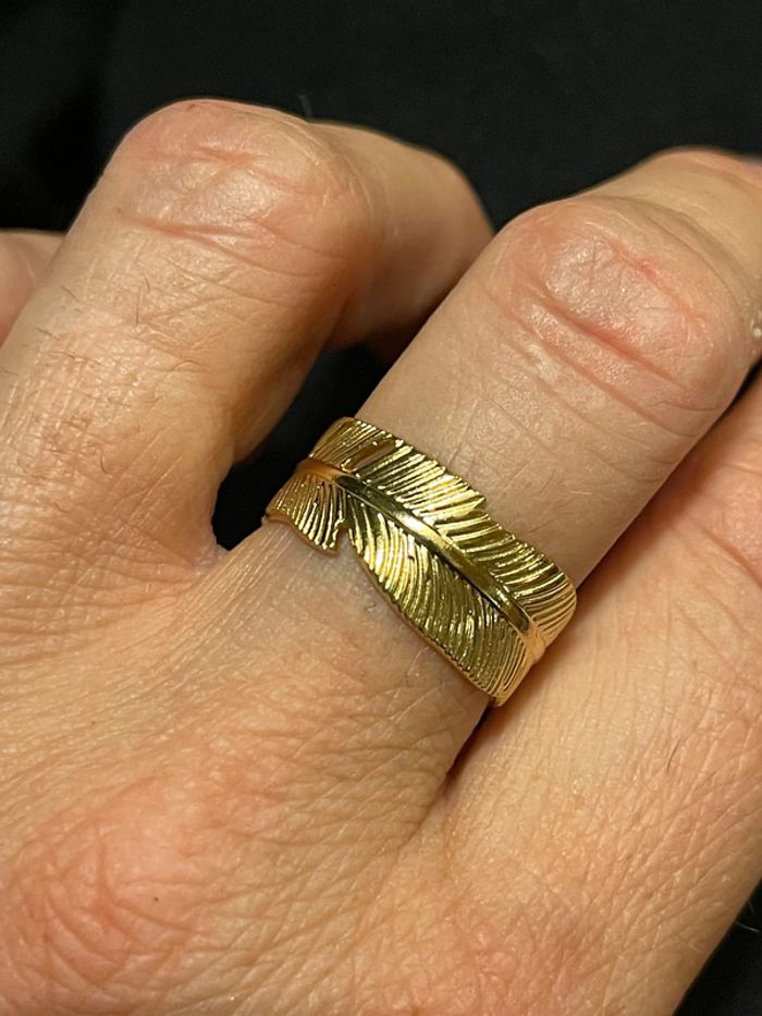 bague inox or - photo numéro 2