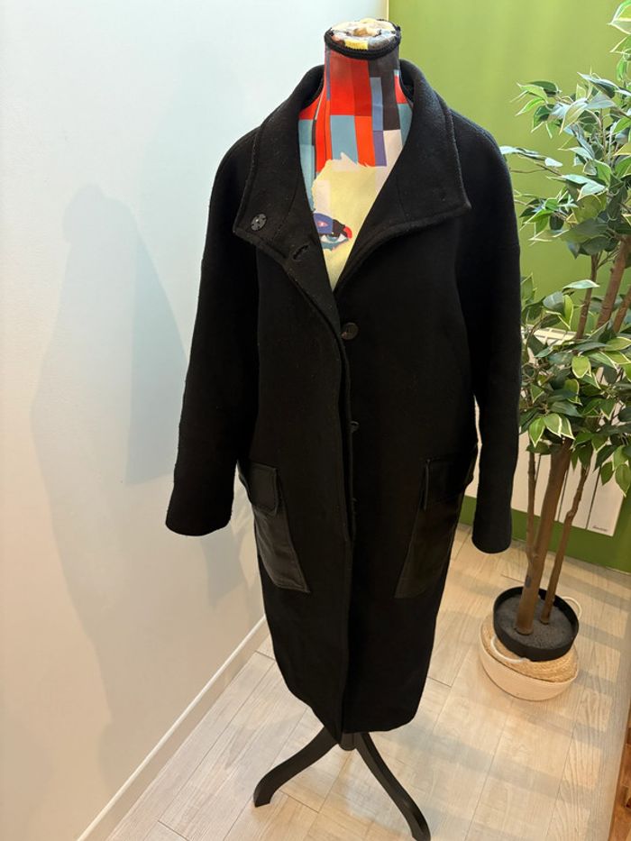 Manteau long en laine Zara Taille 38