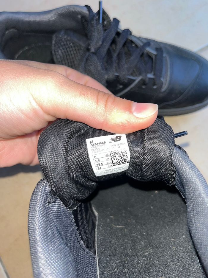 New Balance 550 Full black - photo numéro 2