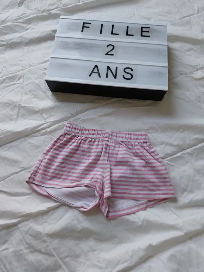Short fille 2 ans