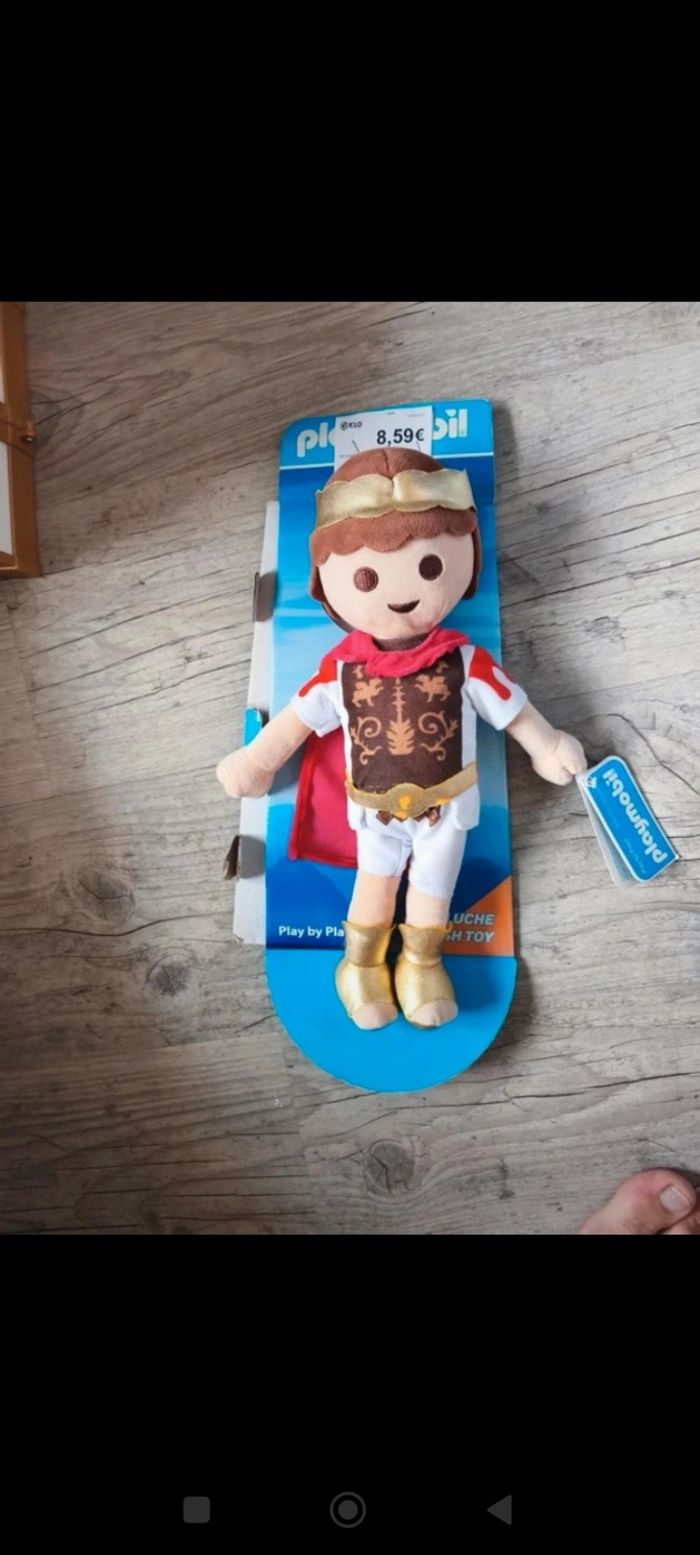 Peluche césar playmobil