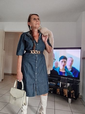 Robe en jean 👖 TEDDY'S 42/44 Neuve
