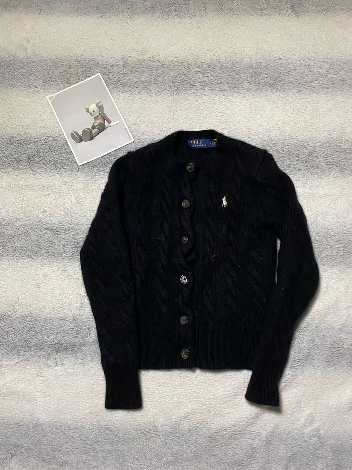 Cardigan Ralph Lauren Vintage Noir