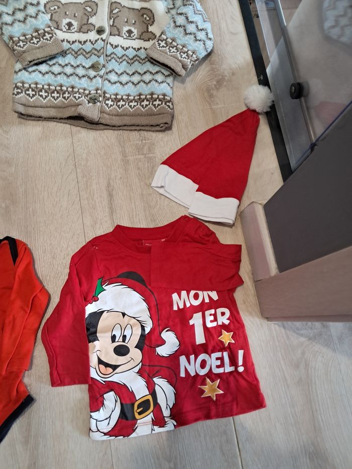 Lot 6mois neuf pull de noel vêtements de noel - photo numéro 2