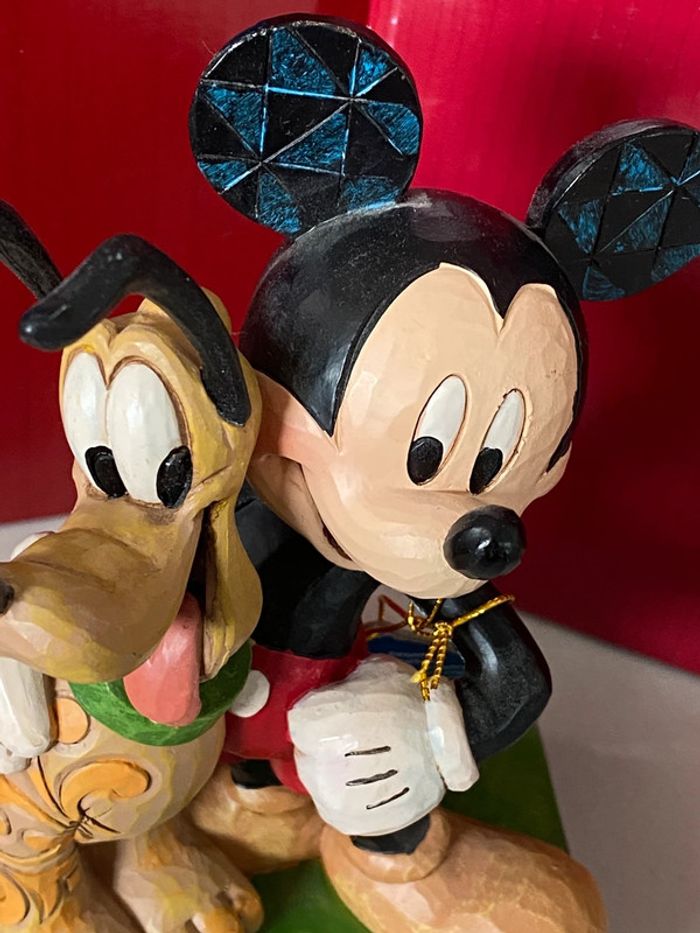 Figurine disney traditions Mickey et pluto - photo numéro 2