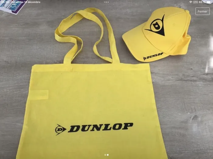 Casquette dunlop et sac vasquette DUNLOP - photo numéro 2