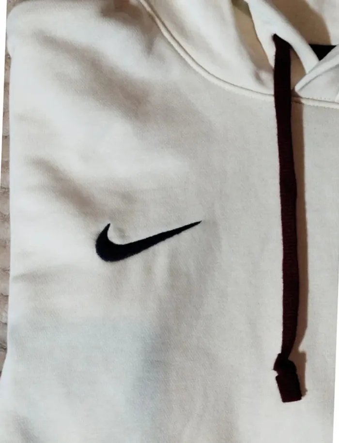 Sweat à capuche PSG Nike Blanc Taille S - photo numéro 3