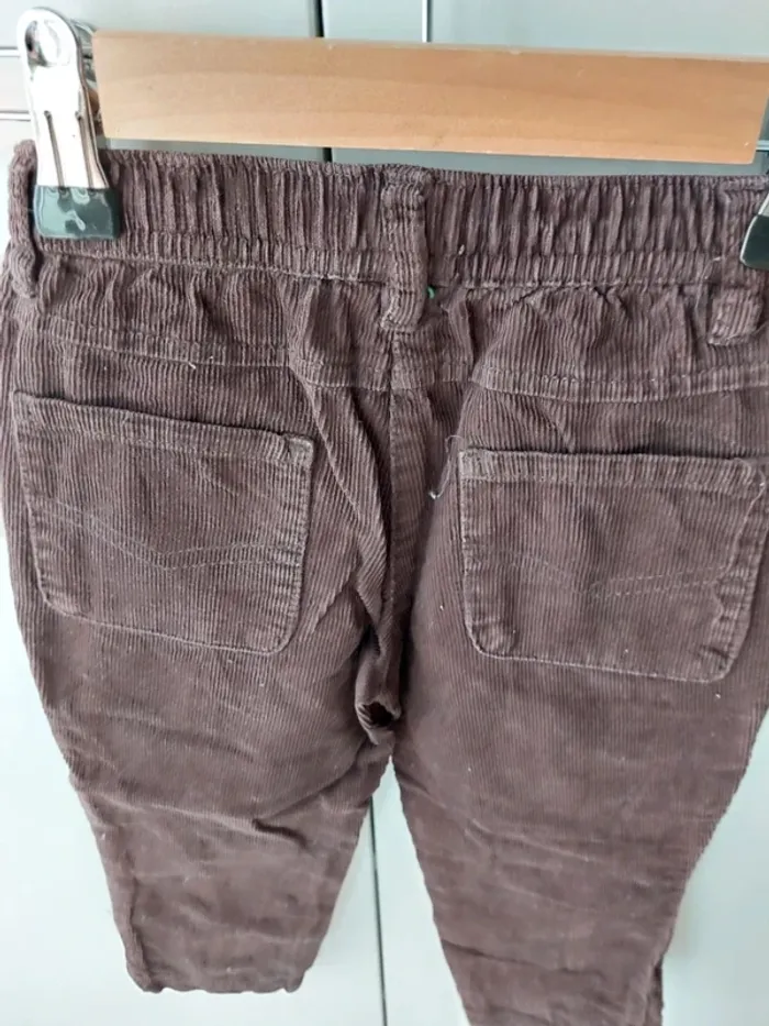 Pantalon en velours côtelé Cyrillus 4 ans - photo numéro 4