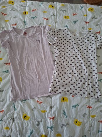 Lot de 2 maillots de corps 10 ans