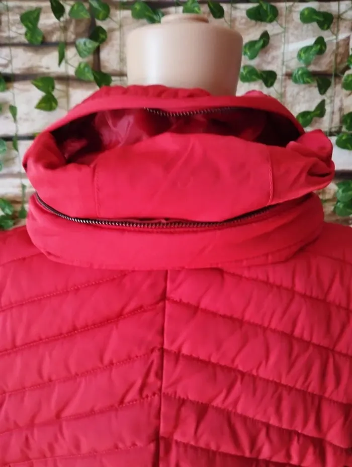🌸Doudoune rouge Camaieu Taille 38🌸 - photo numéro 5
