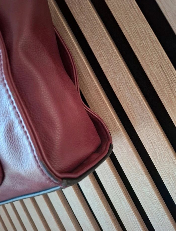 Sac cabas bandoulière Lollipops bordeaux - photo numéro 6