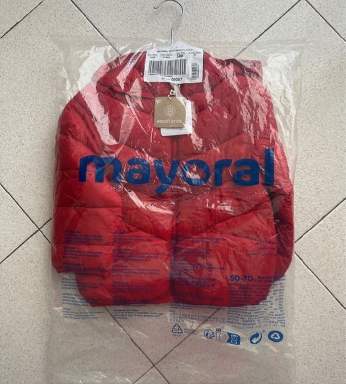 Doudoune rouge Mayoral 3 ans - photo numéro 2