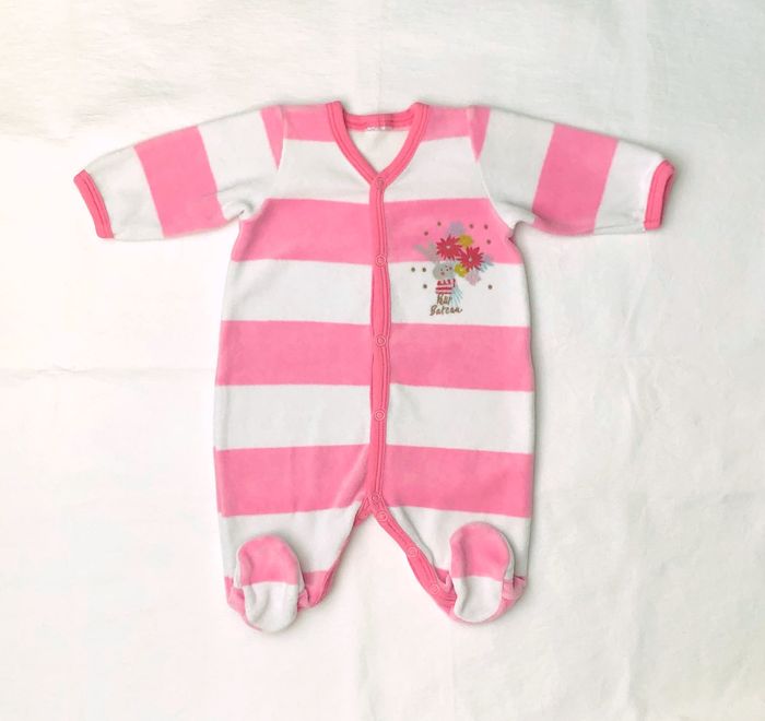 Pyjama velours Petit Bateau Naissance - photo numéro 2