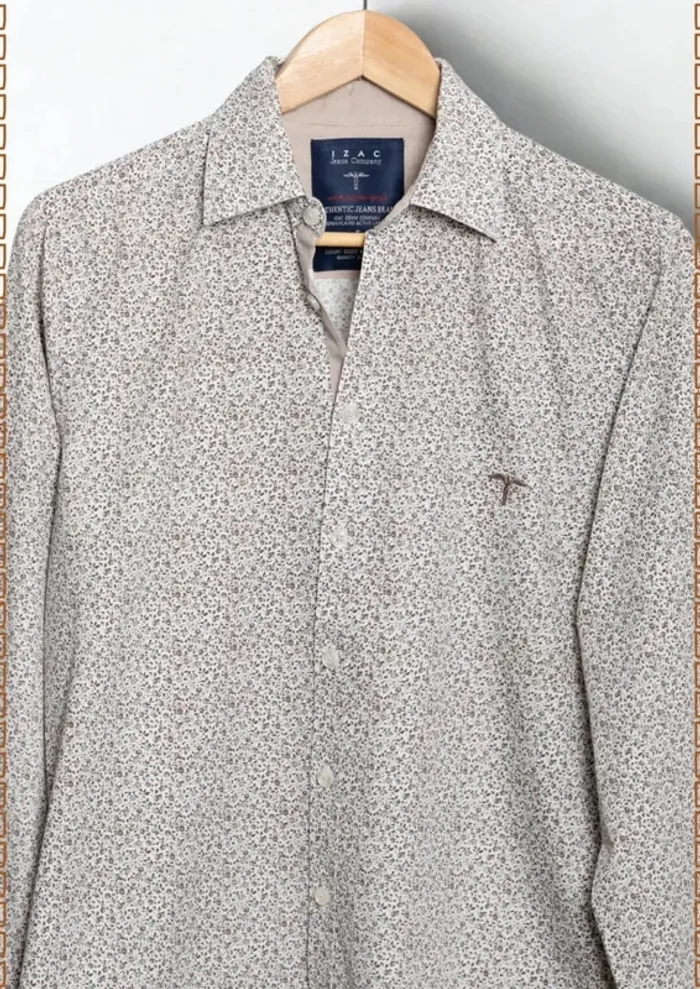 Chemise IZAC à motifs floraux – Taille S (coupe regular) - photo numéro 2