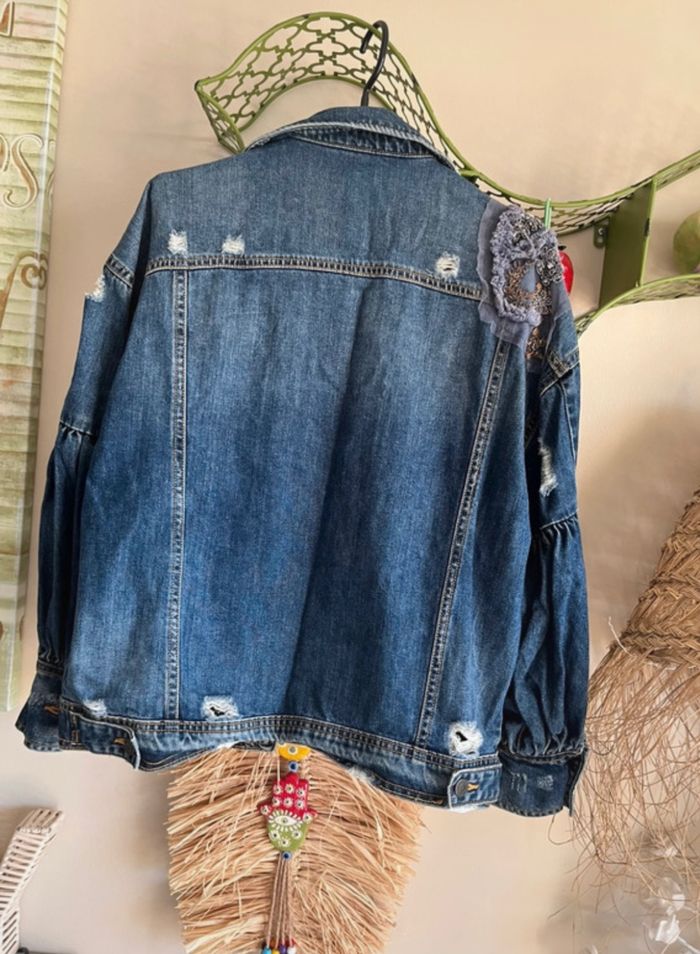 Veste jean Zara - photo numéro 5